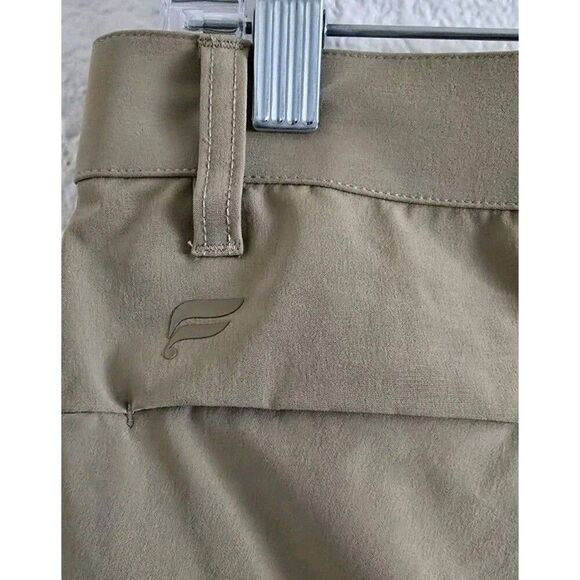 Fabletics The Only Pants Mens 32x32 Beige Slim Fit Straight Stretch Meas. 31X29 - Picture 4 of 11